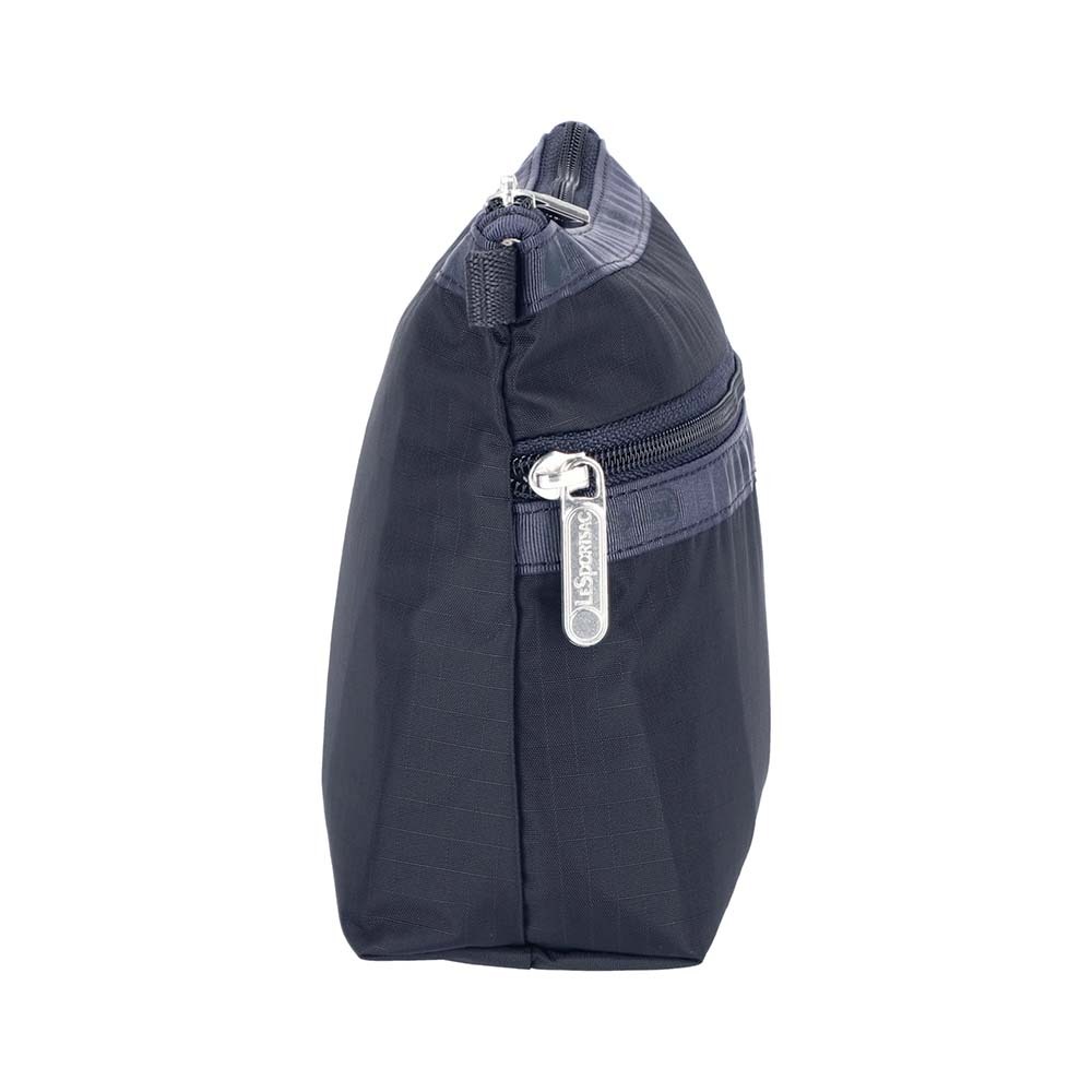 |快速出貨|Lesportsac Cosmetic Clutch 雙層拉鍊收納化妝包/ 深海藍, , large