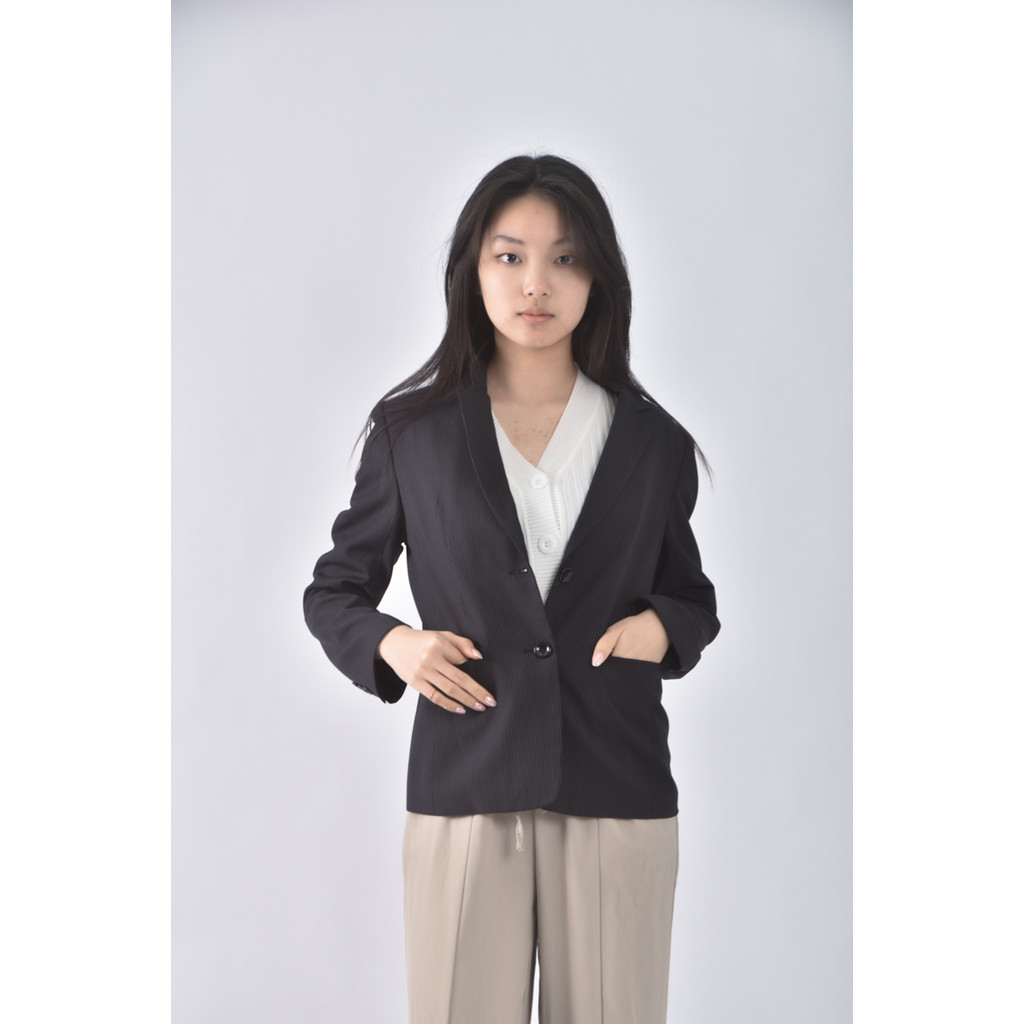(S) office star西裝黑色外套二手衣, , large