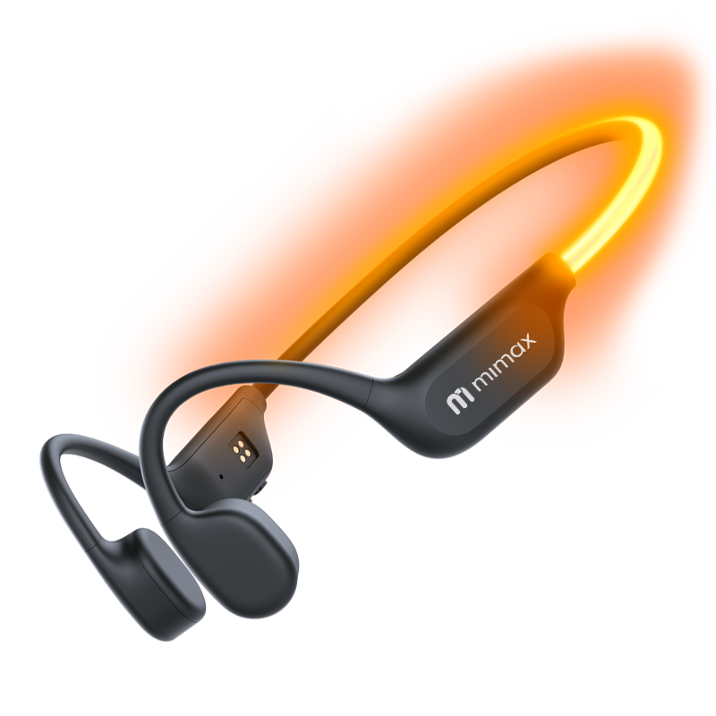 Mimix LED Light Strap Bone Conduction Sports Headphones, , large