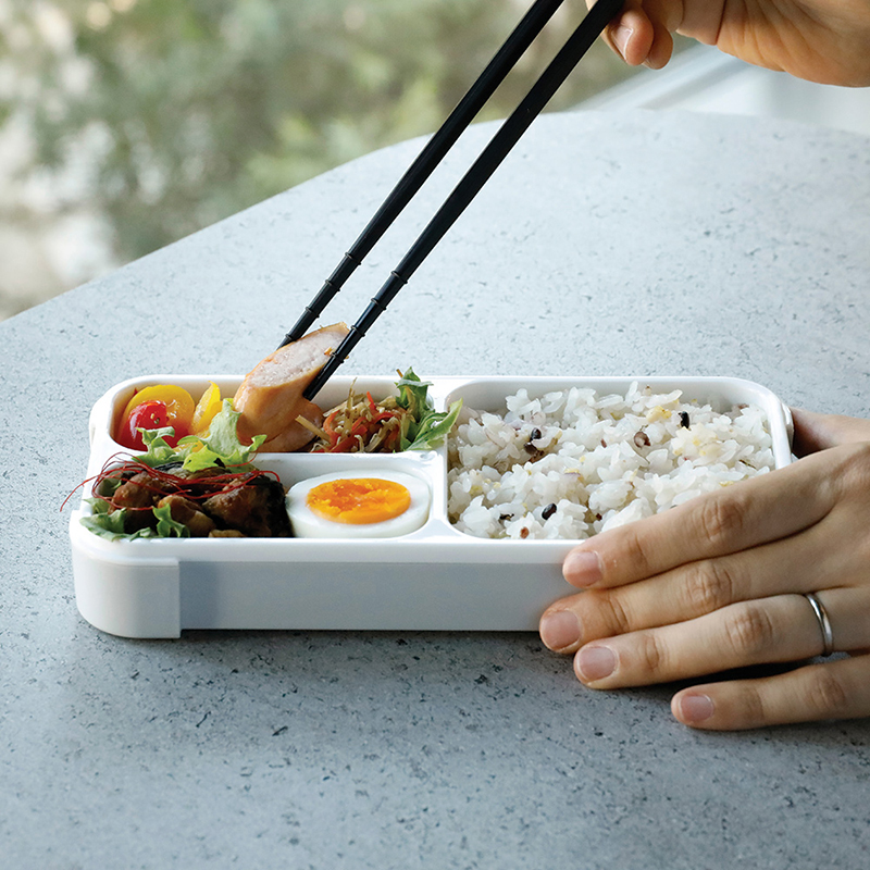 Thin lunch box Antibacterial Foodman 400, , large