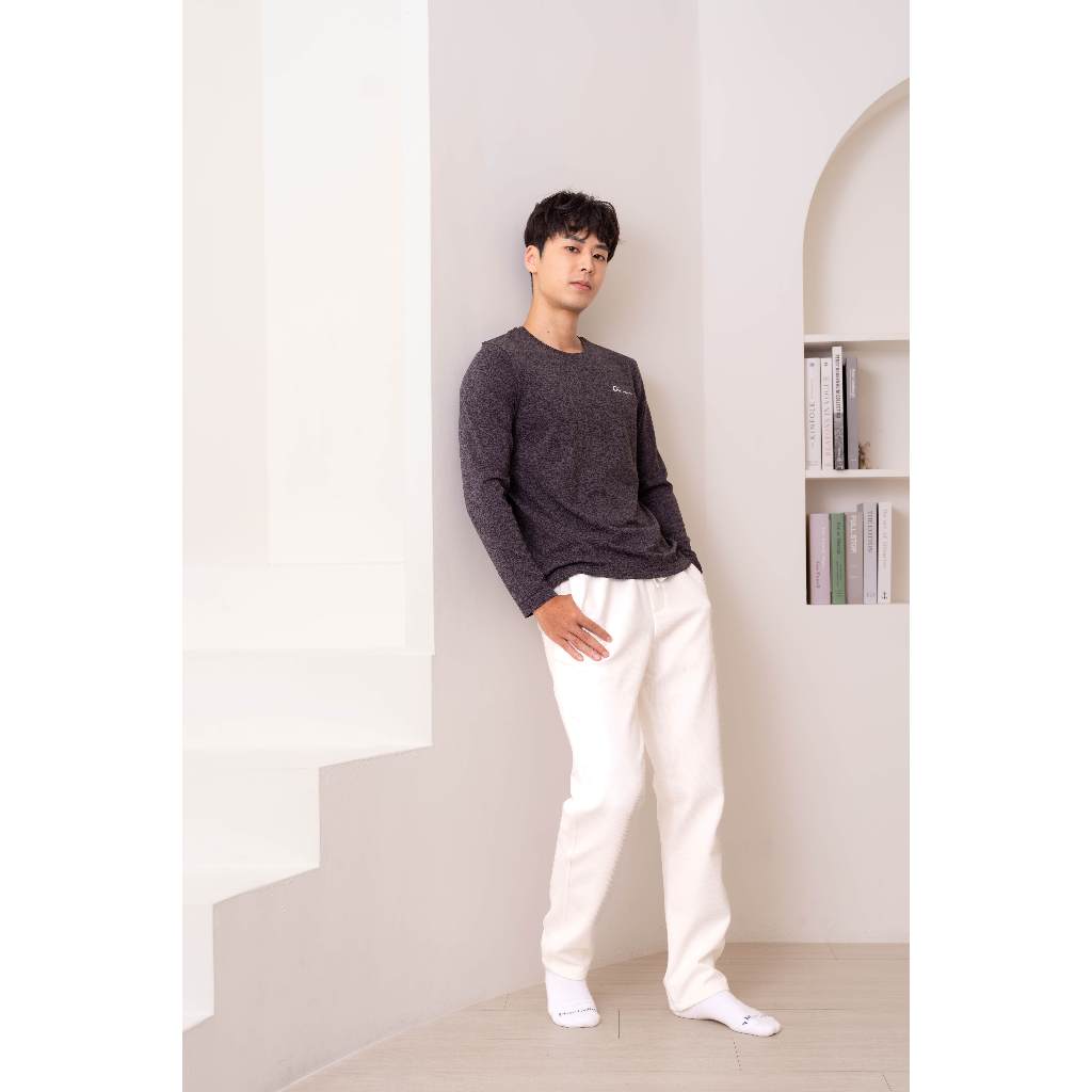 【Cheau Chi 】Graphene Thermal Base Layer Top - Antibacterial, Odor Control, Far-Infrared, Made in Taiwan, , large