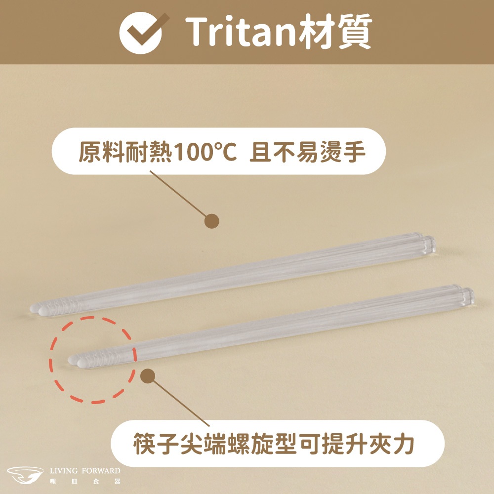 【哩皿食器】台灣製  食品級Tritan 循環筷, , large