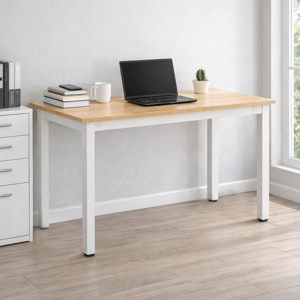 【AOTTO】簡約加厚鋼架辦公桌-120公分(FT-502), , large