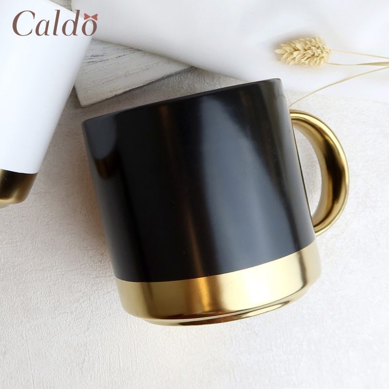 Matte gold handle mug  -  L-LAM226BK, , large