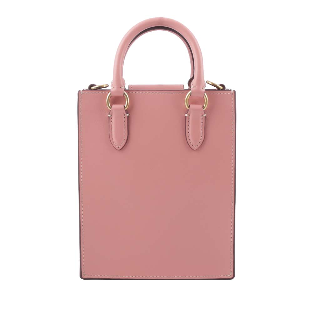 COACH Disney X Coach 米奇米妮溜冰圖案迷你二用琴譜包/淺腮紅粉, , large