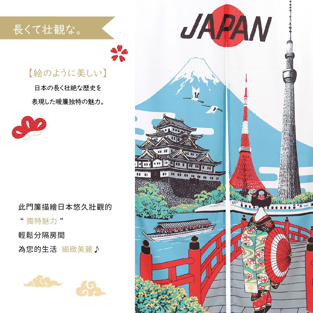 日本【コスモ】長門簾《日本名勝》 中國製, , large