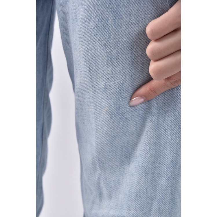 (S) gracetina hoo高腰丹寧牛仔修身藍色長褲二手衣, , large