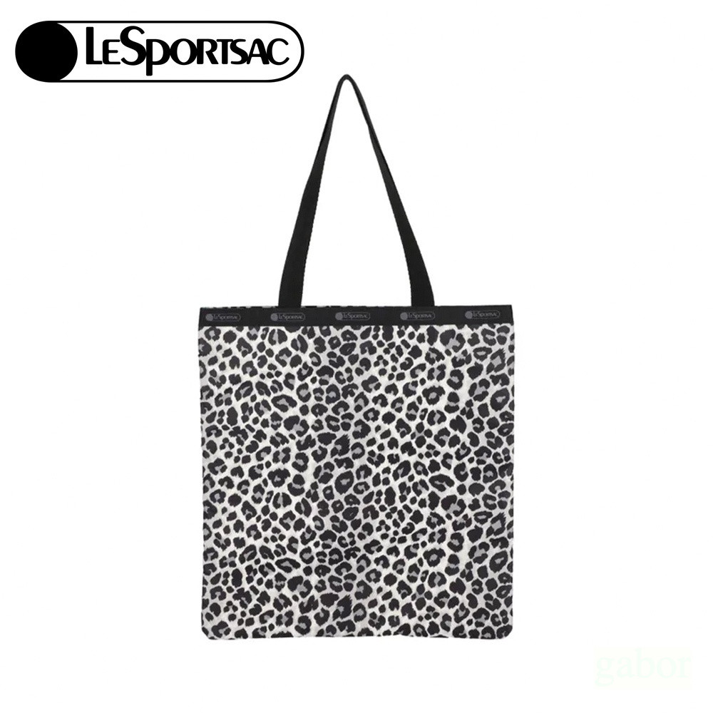 Lesportsac Large Emerald Tote 大型肩背托特包 送禮-柔影豹紋, , large