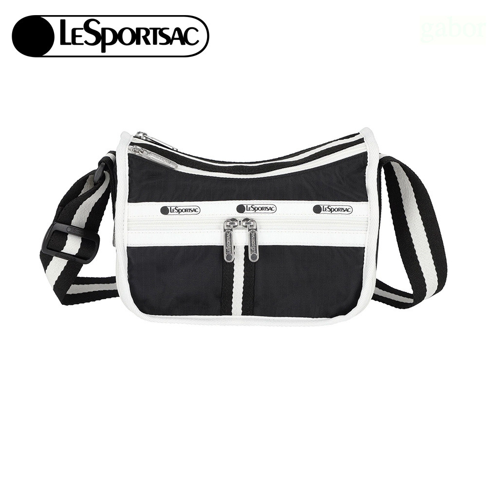 LeSportsac Small Everyday Bag 小型斜背包 -滾邊夜幕黑, , large