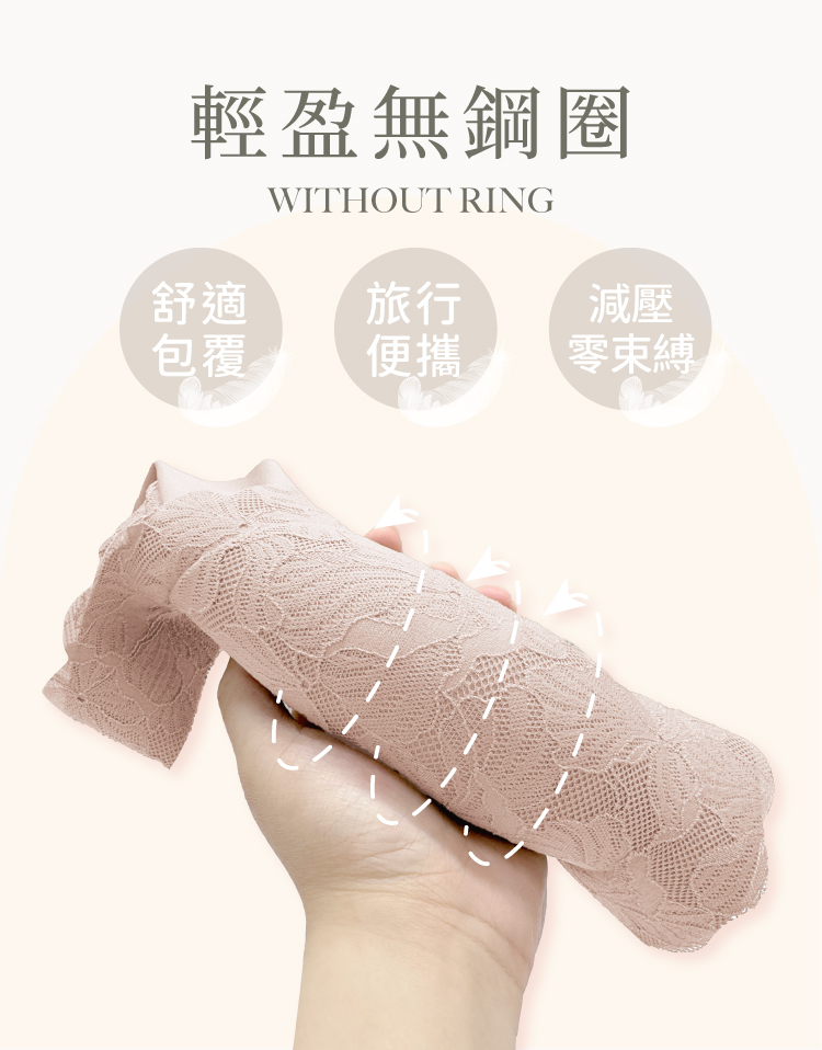 【伊柔 EVEROY】鈕扣型前扣美V集中 M-EQ/3XL大尺碼無鋼圈內衣 哺乳內衣 裸膚粉 W015-31, , large