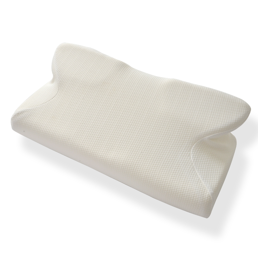 【Great Living 格蕾寢飾】義大利La Belle 超釋壓3D人體工學記憶枕  護頸蝶型 64x32cm 枕頭/枕套/增高墊, , large