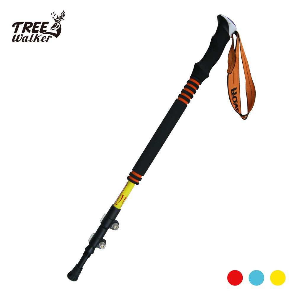【Treewalker露遊】開拓者碳纖維長握把登山杖 (隨機出貨), , large