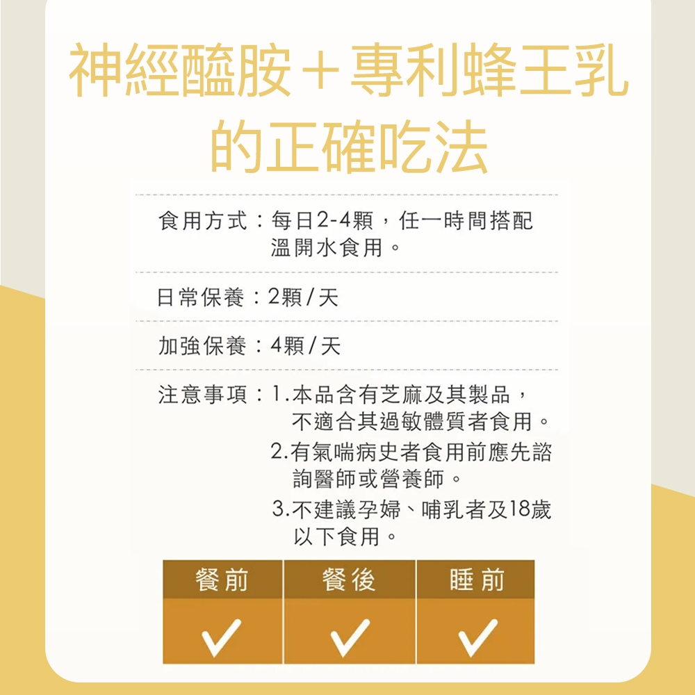 【FJ豐傑生醫】神經醯胺+專利蜂王乳30顆/袋-幫助熟齡調整體質，專利蜂王乳萃取+天然神經醯胺。養顏美容x青春美麗, , large