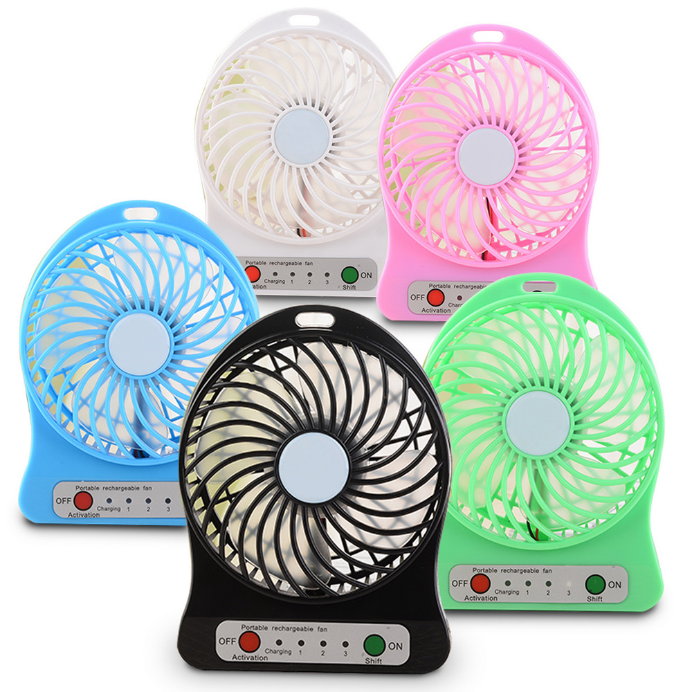 FN09 Portable 3-Speed Mini Fan, with 3 Free Gifts, Random Color, 顏色隨機出貨, large