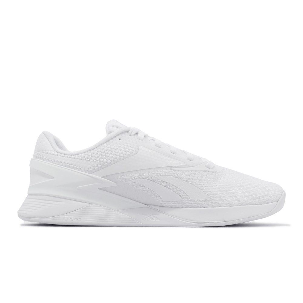 [秉宸] Reebok NANO X3 CrossFit 小白鞋 男女鞋 訓練鞋 純白 100033777 US13 US14, , large