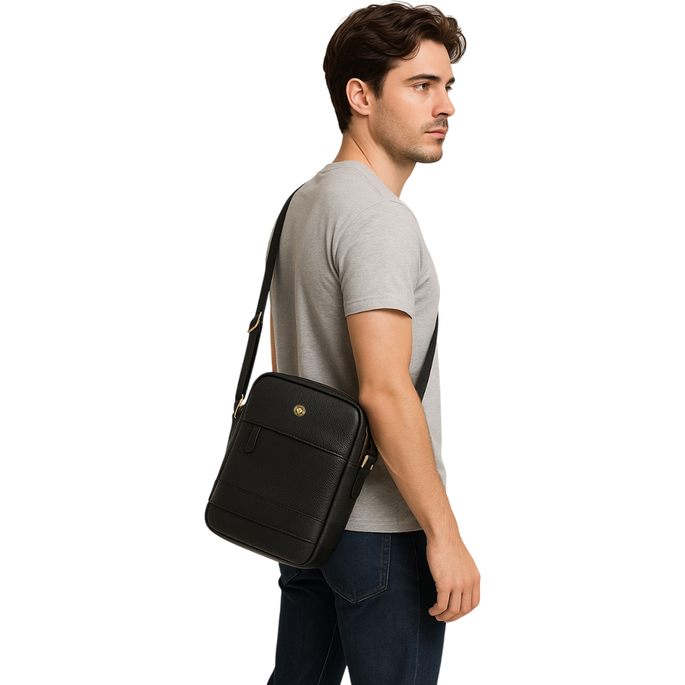 【CROSS】台灣總經銷 限量1折 頂級小牛皮肩背包 歐瑞恩系列 全新專櫃展示品, , large