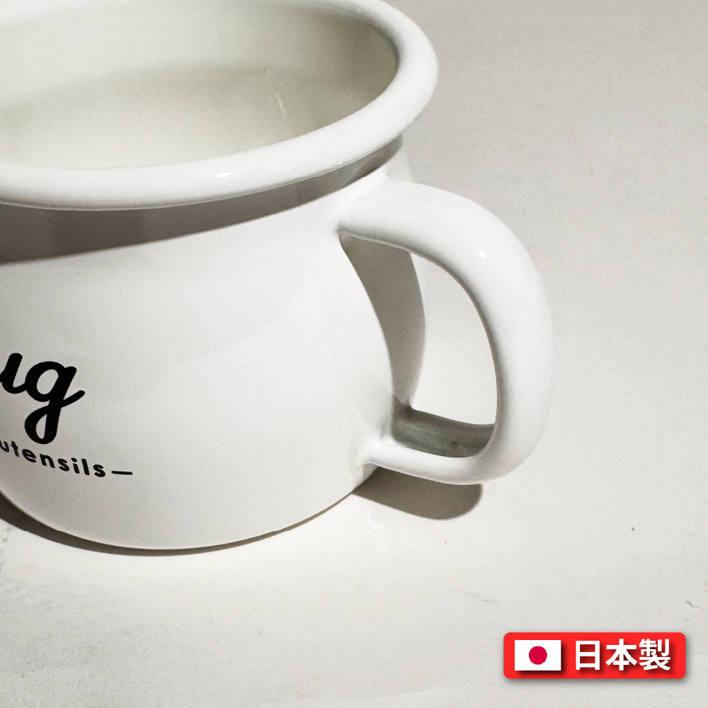 [豐琺瑯] 日本製｜馬克杯｜Lily White系列｜手工琺瑯｜LW-208, , large