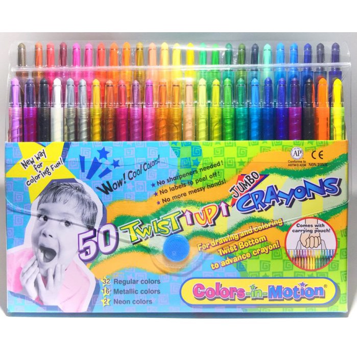 德德小品 50色旋轉蠟筆*換新版面, , large