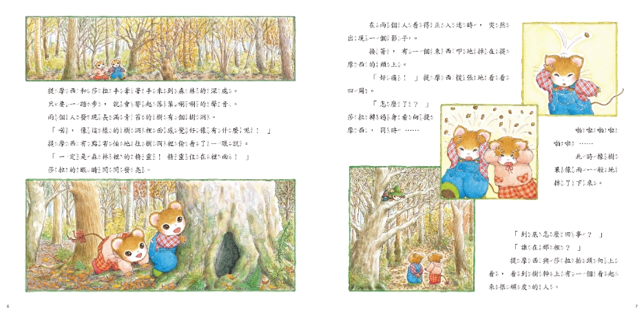 《南門書局》單本繪本館~提摩西和莎拉與森林精靈 1本, , large