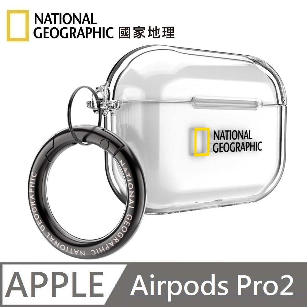 National Geographic Clear Case Earphone Case Earphone Case Suitable for AirPods Pro2 - Transparent 