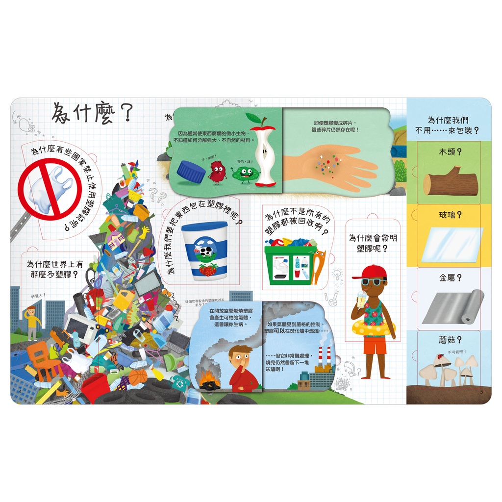 [禾流文創]想問什麼翻翻書 關於天氣你想知道什麼？, , large