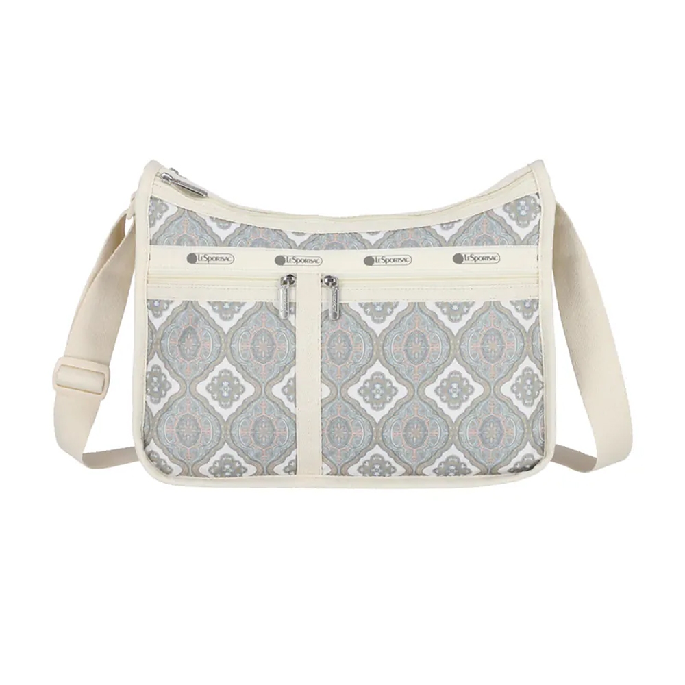 |快速出貨|Lesportsac Deluxe Everyday Bag 經典斜背包/ 大馬士革窗花, , large
