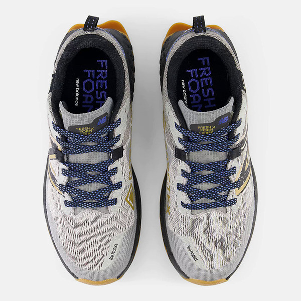 New Balance Fresh Foam X Hierro V7 女 慢跑鞋 越野 D楦 灰黃 [WTHIGQ7], , large