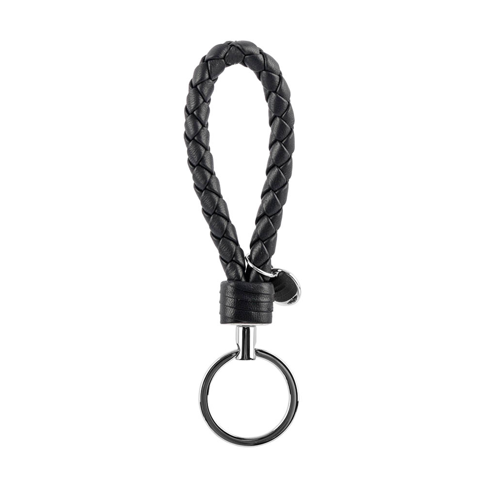 BOTTEGA VENETA 小羊皮 key圈/海軍藍, , large
