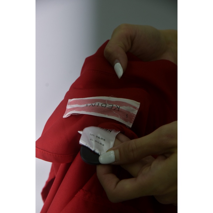 (M) 【安于晴Charlene私服】anirek西裝紅色套裝二手衣, , large