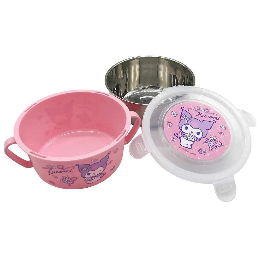 (新)三麗鷗不鏽鋼雙耳碗450ml, , large