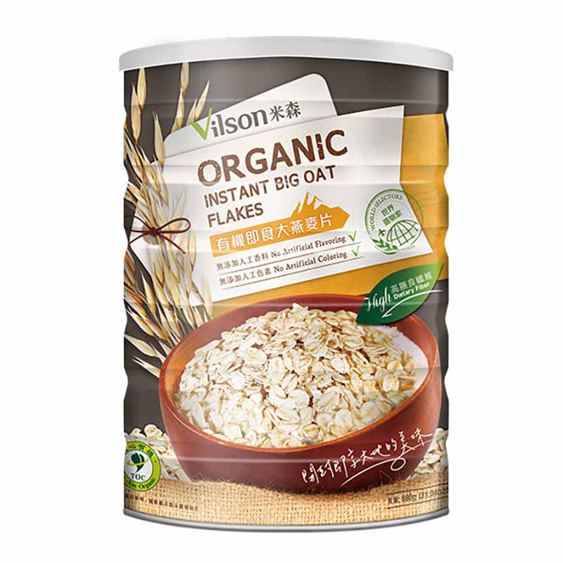 【米森 vilson】Organic Instant Big Oat Flakes (880g) 