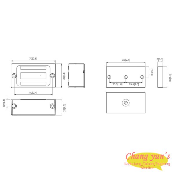 昌運監視器 PONGEE Pegasus PML-080A 迷你型磁力鎖 100磅 拉力約45KG 抽屜鎖 電鎖, , large