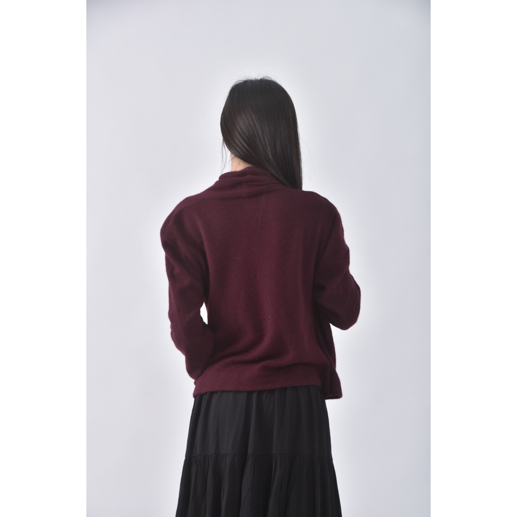 (S) i mix紅色長袖上衣二手衣, , large