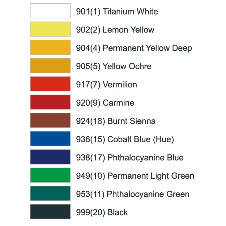 普思AP 【ALPHA】銀級壓克力顏料20ML/50ML24色20ML, , large