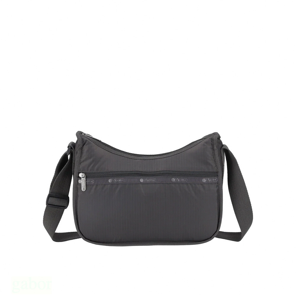 LeSportsac Classic Hobo 經典斜背包 送禮-夜幕灰, , large