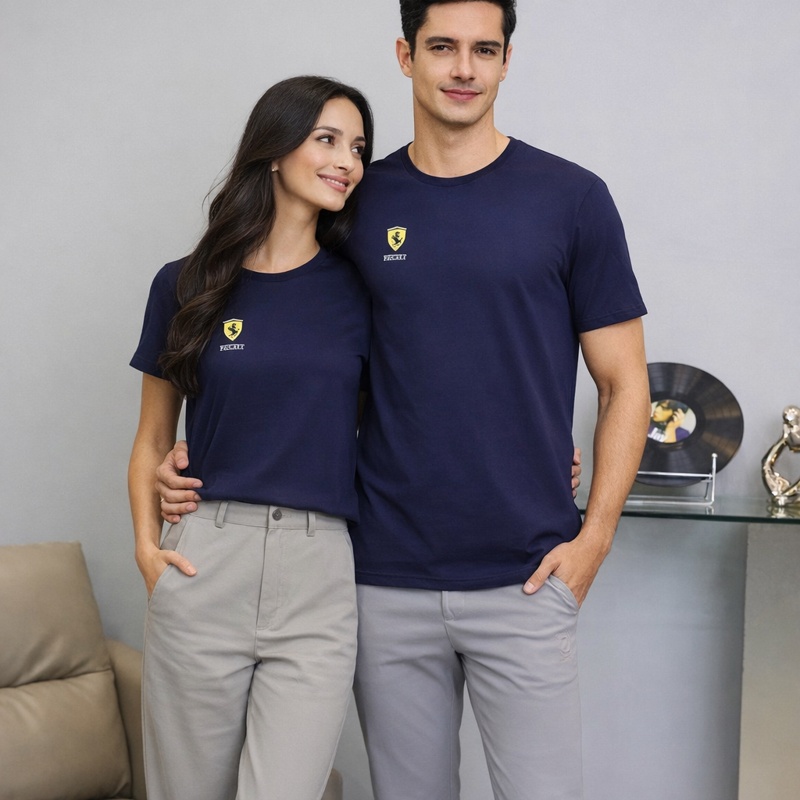 【FALALI】短袖冰感T恤-男(藏青01), , large