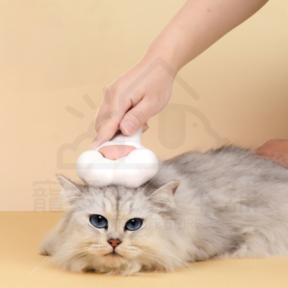 【寵愛生活本舖】寵物自動去毛針梳 寵物梳子 一鍵除毛 狗梳 貓梳 寵物除毛梳, , large