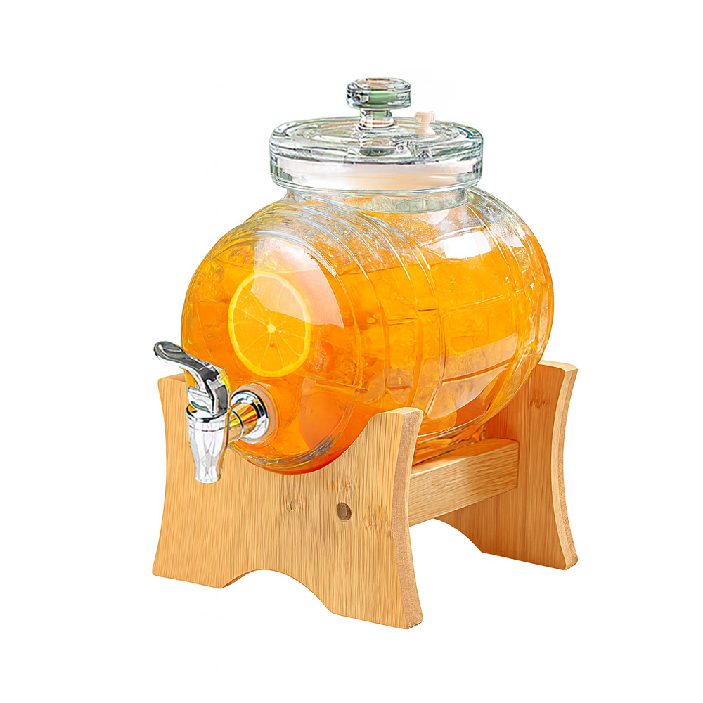 【上手家居】2.5L大容量水壺桶 2.5L(冷水壺/玻璃飲料桶/梅森罐/可樂桶), , large