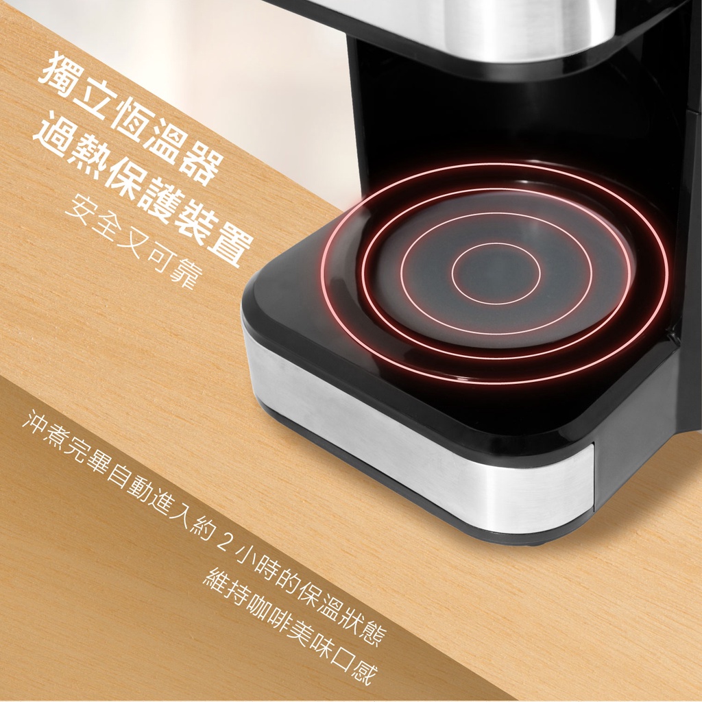 HTT 美式滴漏式咖啡機 HTT-8032, , large