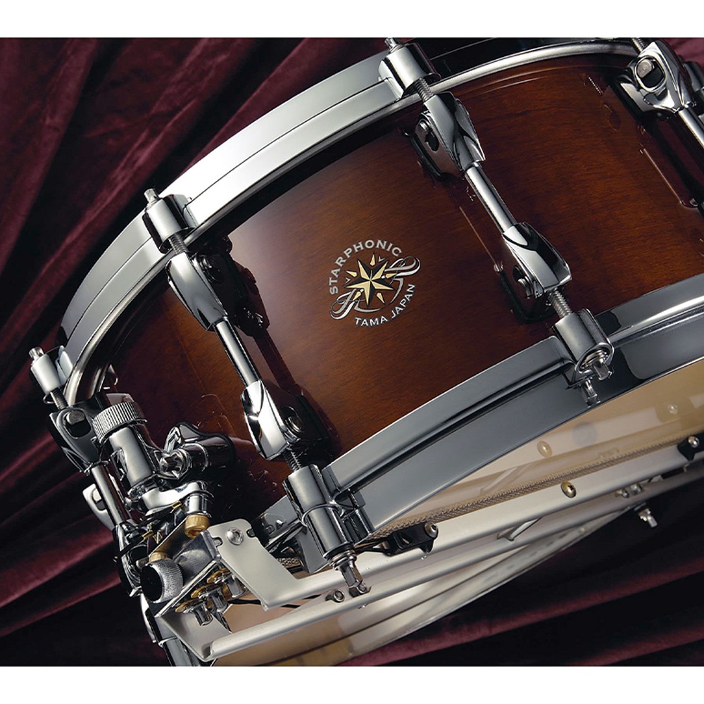 TAMA PWN146-NWN Starphonic Walnut 14"x6" 限量胡桃木小鼓【敦煌樂器】, , large