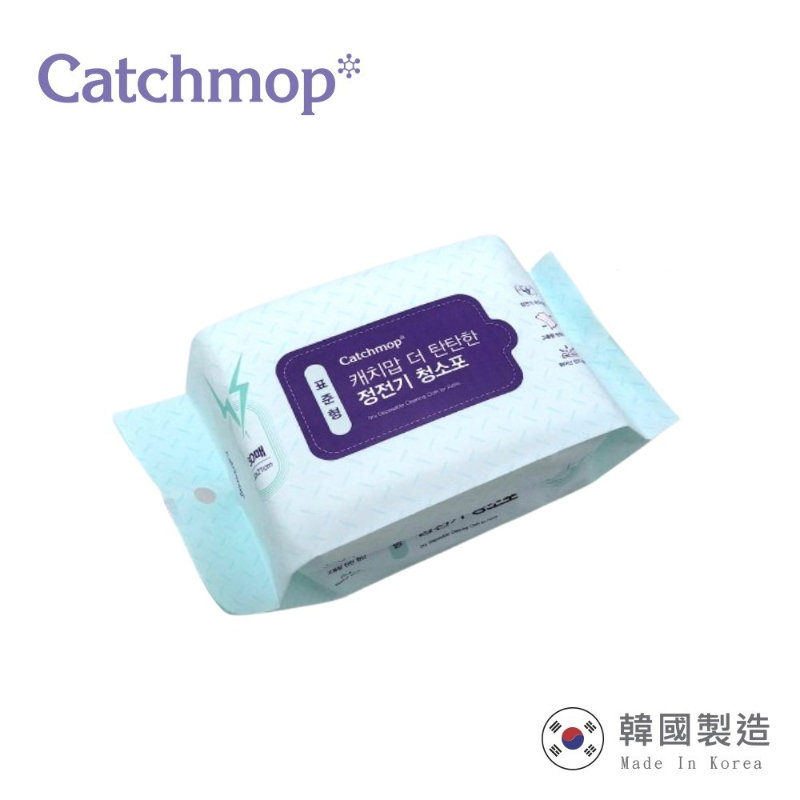 【THE LOEL】韓國神奇抹布系列- Catchmop 靜電除塵乾紙巾30抽 (30x21cm)｜韓國創新靜電吸附技術, , large