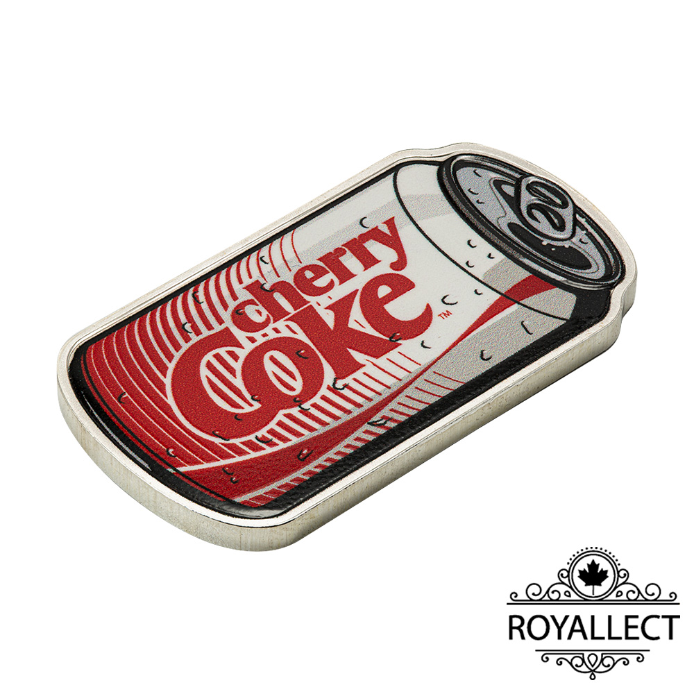 [Royallect] Cherry Coke 40th Anniversary Can Coin 1 Oz Silver Coin Solomon Islands 2025, , large