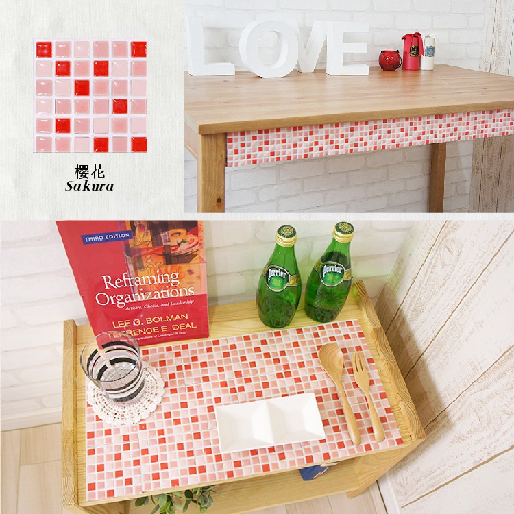 Japanese Handmade Mosaic Tile Stickers – 10-Pack “Fruit Candy” Mini Tiles | Exclusive Design | 3M Self-Adhesive | DIY Peel and Stick Wall Décor | Mino Ware Style, , large