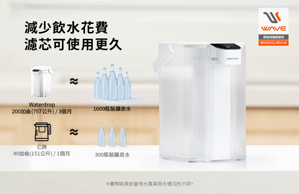 【Waterdrop】Electric電動濾水壺3.5L ED01, , large