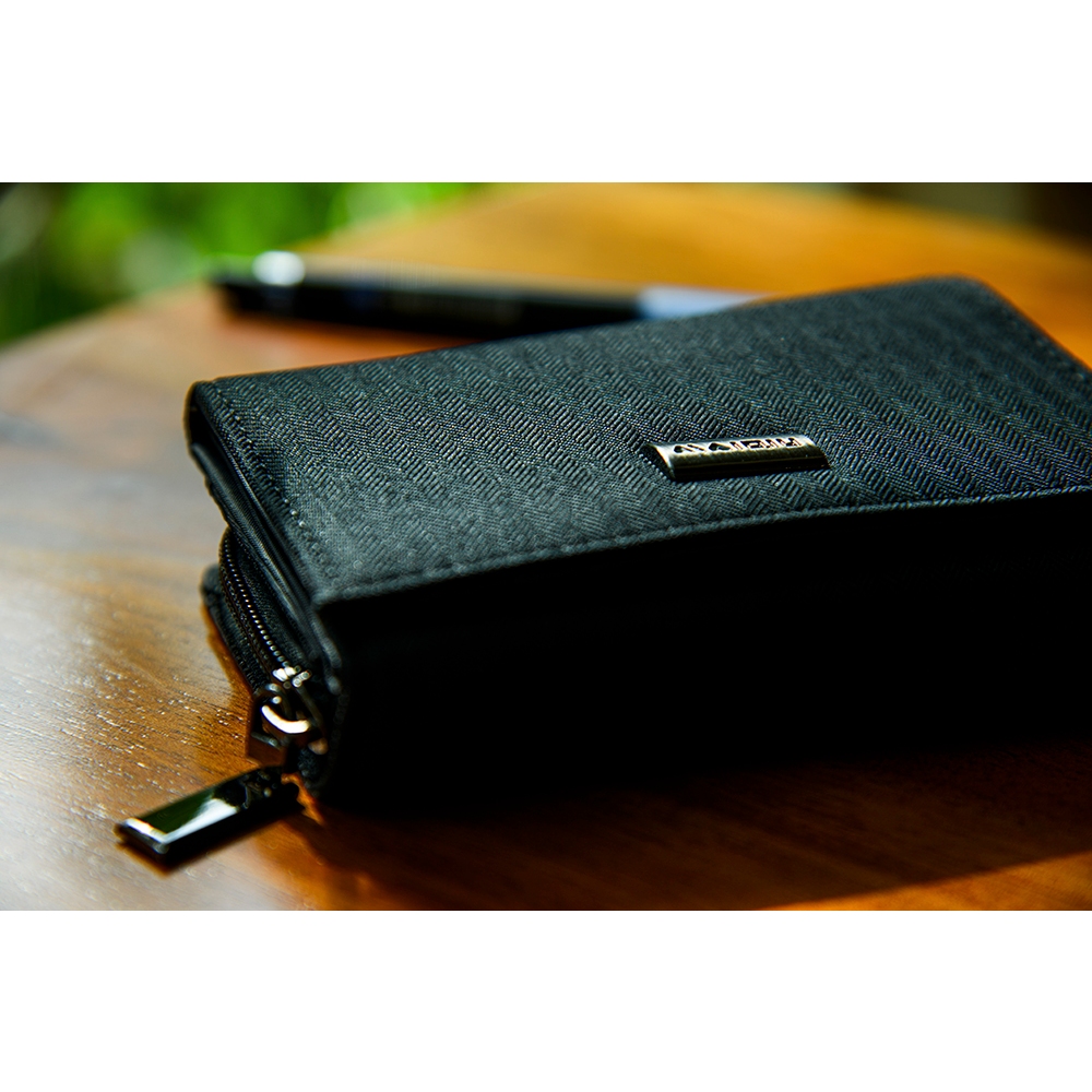 【MQ】Yamagata Fine Herringbone Zipper Short Clip, , large