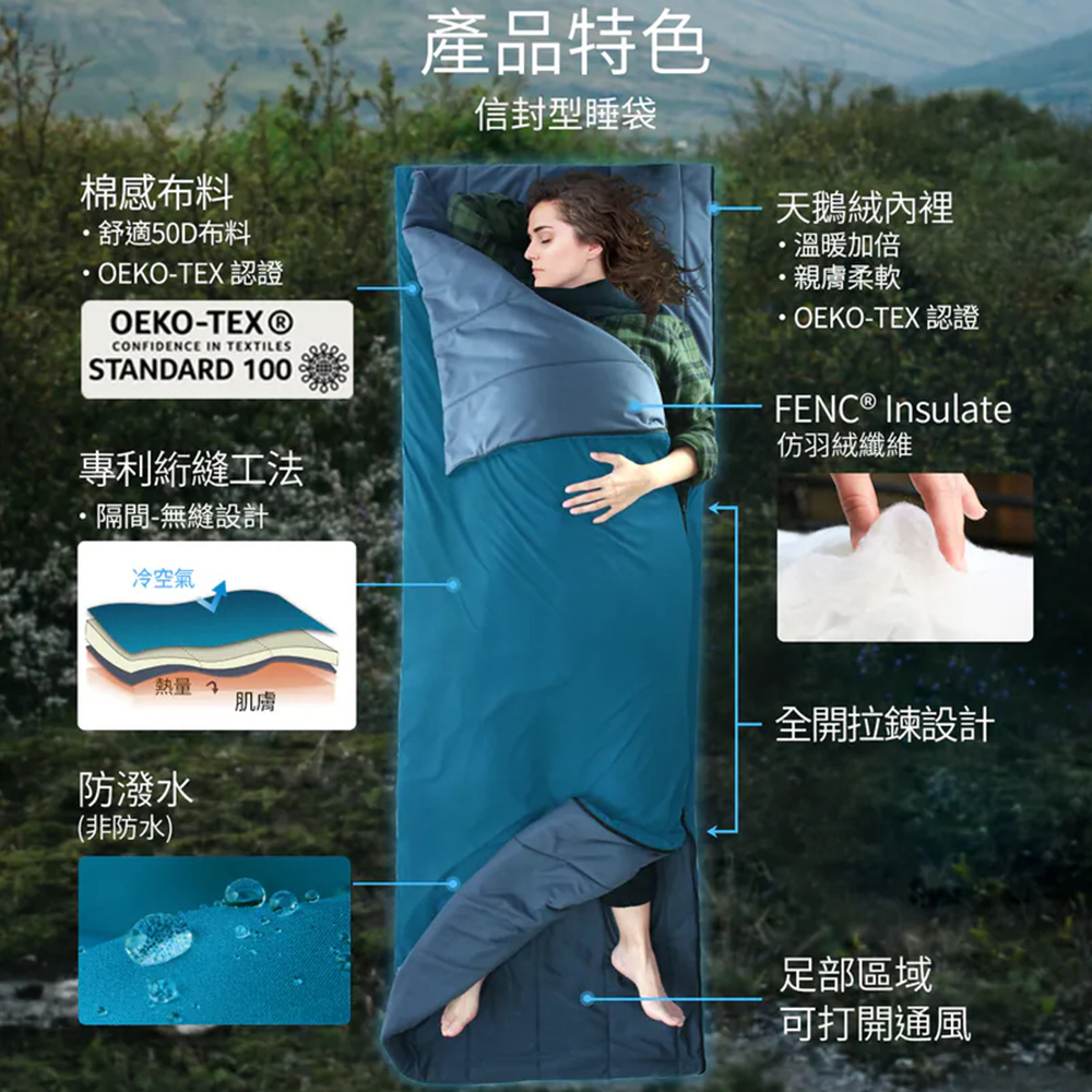 Litume C071 FENC® Insulate sleeping bag, , large