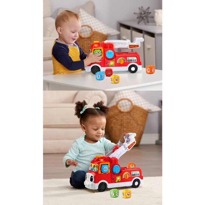 官方直營【LeapFrog】翻滾積木消防車, , large