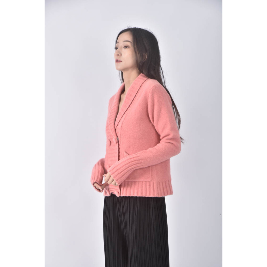 (S) al moma排扣粉色外套二手衣, , large