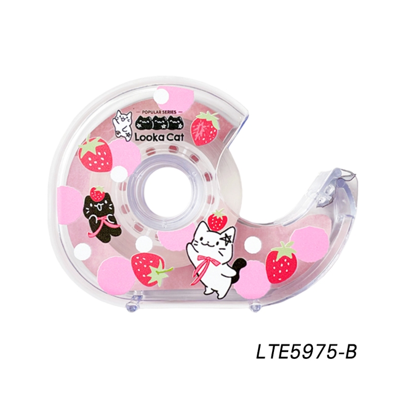 【PENROTE 筆樂】露咖貓透明膠帶台 B款, , large