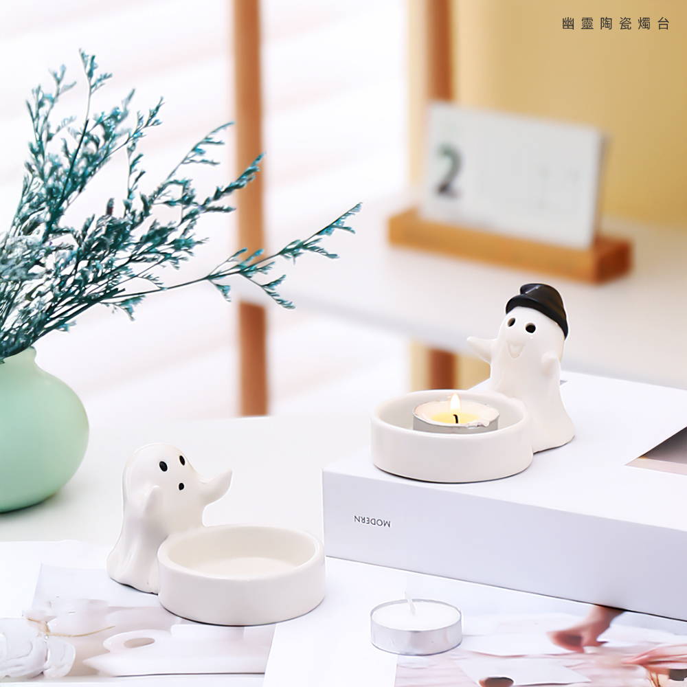 ghost-ceramic-candle-holder, , large
